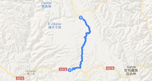 День 09. Карта. Велопутешествие по Китаю (Восточный Тибет).