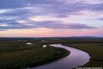 Закат на реке Щучья.