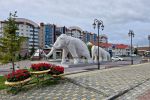 Пешеходная улица Ленина в Селехарде.