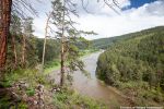 Вид со скалы Каратаев Камень на р. Ай.