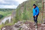 Вид на р. Ай в районе Сикияз-Тамакского пещерного комплекса.